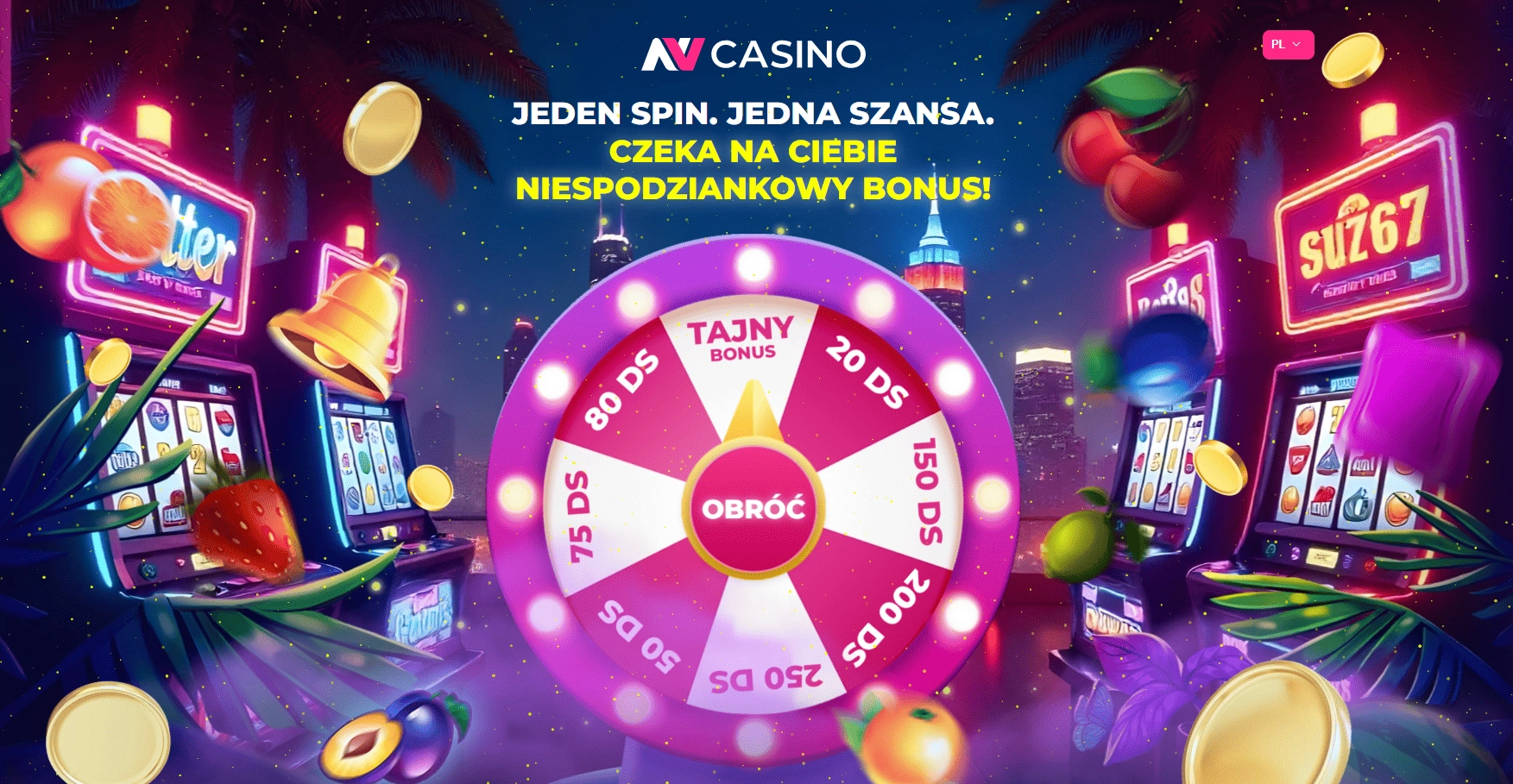 Bonus niespodzianka za rejestrację w NV Casino code